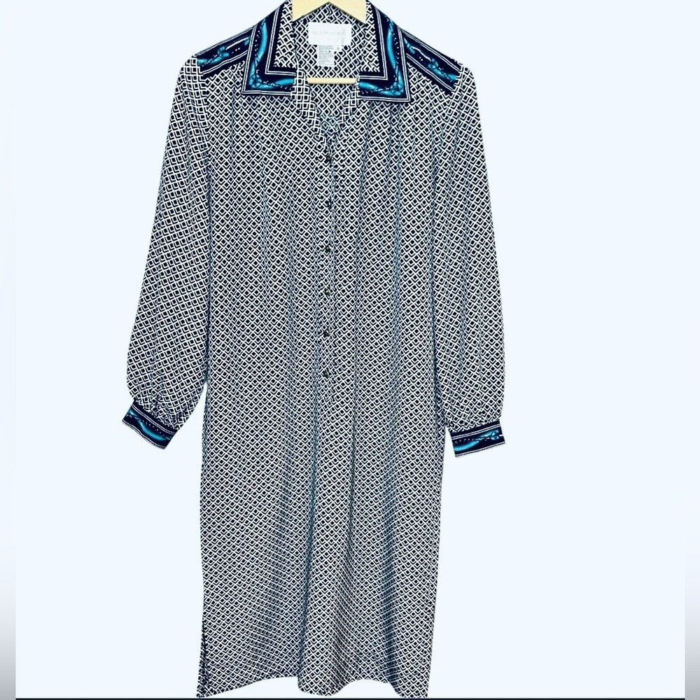 Vintage Schrader Button-Down Dress‎ – Size 8